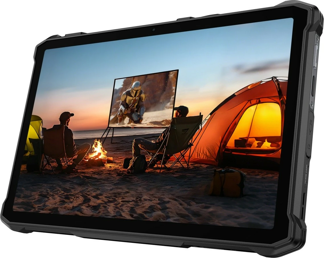 Tablet ULEFONE Armor Pad 5 Ultra 5G 11\" 12GB/512GB me projektor DLP 200LM IP69K, e zezë, set me mbajtëse