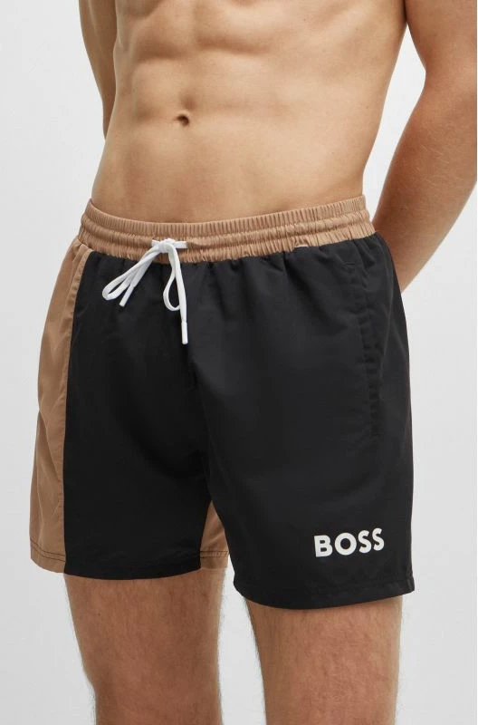 Set plazhi Boss për meshkuj, i zi