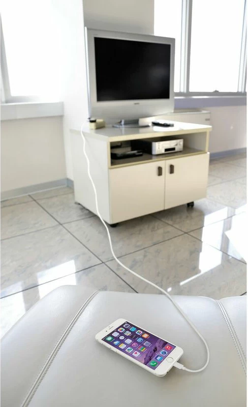 Kabllo Usb Lightning 200cm Bardhe