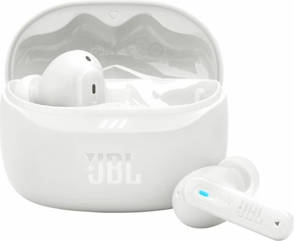 Kufje JBL Tune Beam 2 True Wireless me mikrofon, ANC adaptiv, Bluetooth 5.3, IP54, deri 48 orë, të bardha