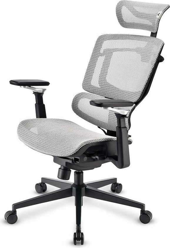 Karrige zyre Sharkoon OfficePal C50M, mesh, 5D mbështetëse duarsh, me headrest, e zezë