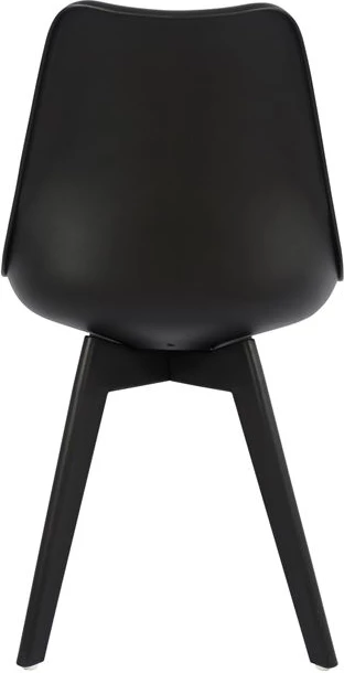 Karrige Vegas FH0033.32 polipropilenë-PU-e zezë 47,5x55x82 cm, set prej 4 copë