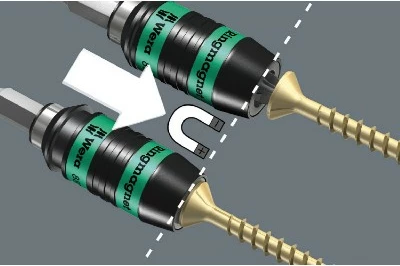 Set bitash Wera Bit-Check 12, 12 copë, Phillips, Pozidriv, Torx, çelik