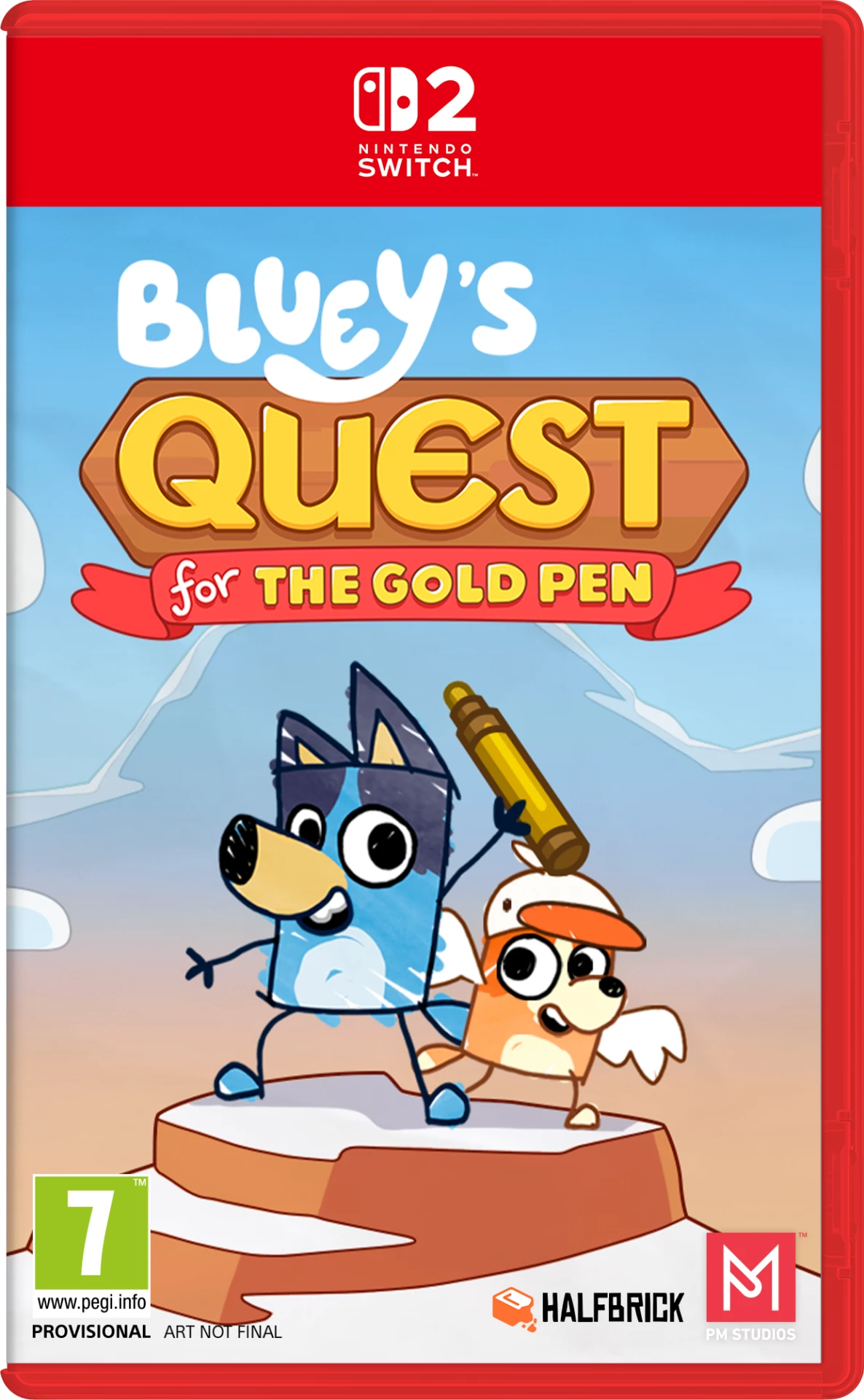 Lojë për Nintendo Switch 2 PM Studios Bluey’s Quest for the Gold Pen, PEGI 7