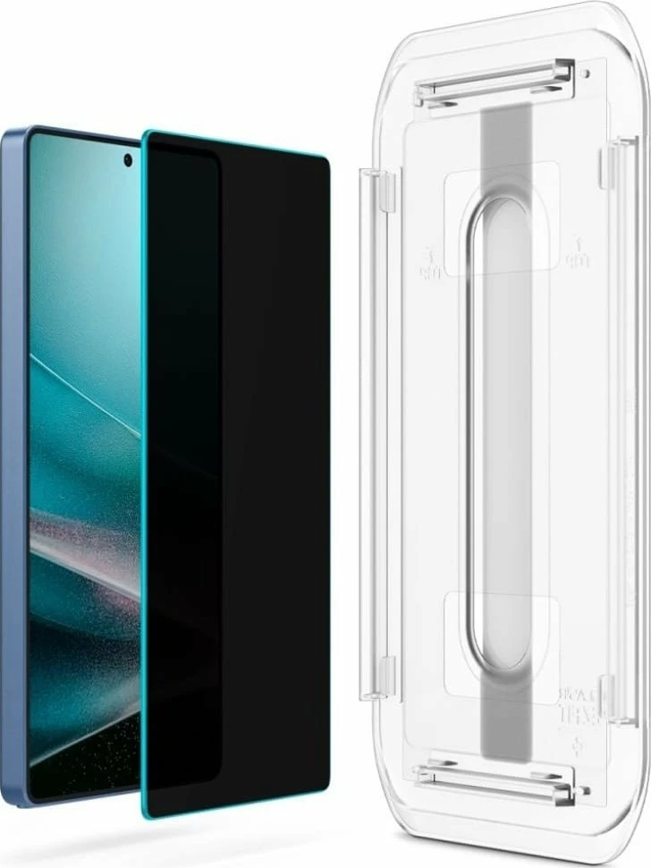 Xham mbrojtës privatësie Spigen Glas.tR "EZ Fit" HD për Galaxy S25 Ultra, 9H, 0.20 mm, 2 copë