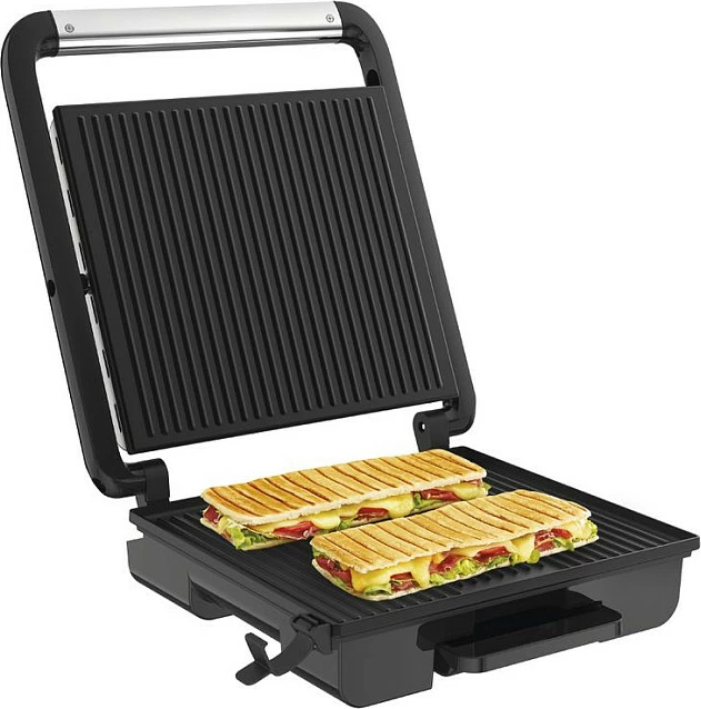 Grill tavoline Tefal Inicio GC242D12, 2000W, 3 nivele, i zi/inoks
