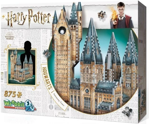 Puzzle 3D Harry Potter Hogwarts Astronomy Tower, 875 pjesë