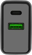 Karikues rrjeti Natec Ribera NUC-2062, 20W, 1x USB-A + 1x USB-C, Zi