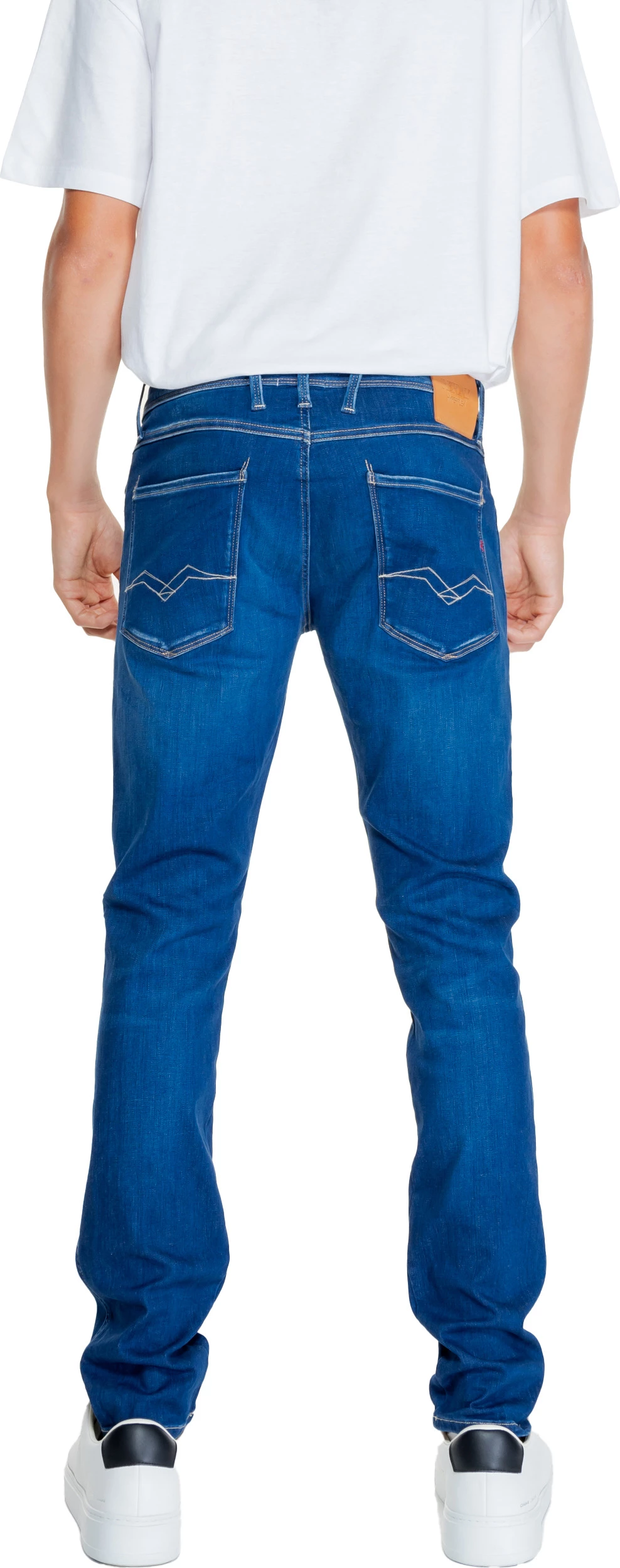 Pantallona xhins për meshkuj Replay M914Y, denim blu e errët [Madhësia: 38/34]