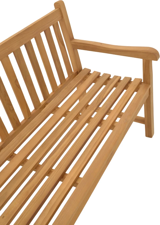 Divan Nat dru teak, ngjyrë natyrale, 120x57x96cm