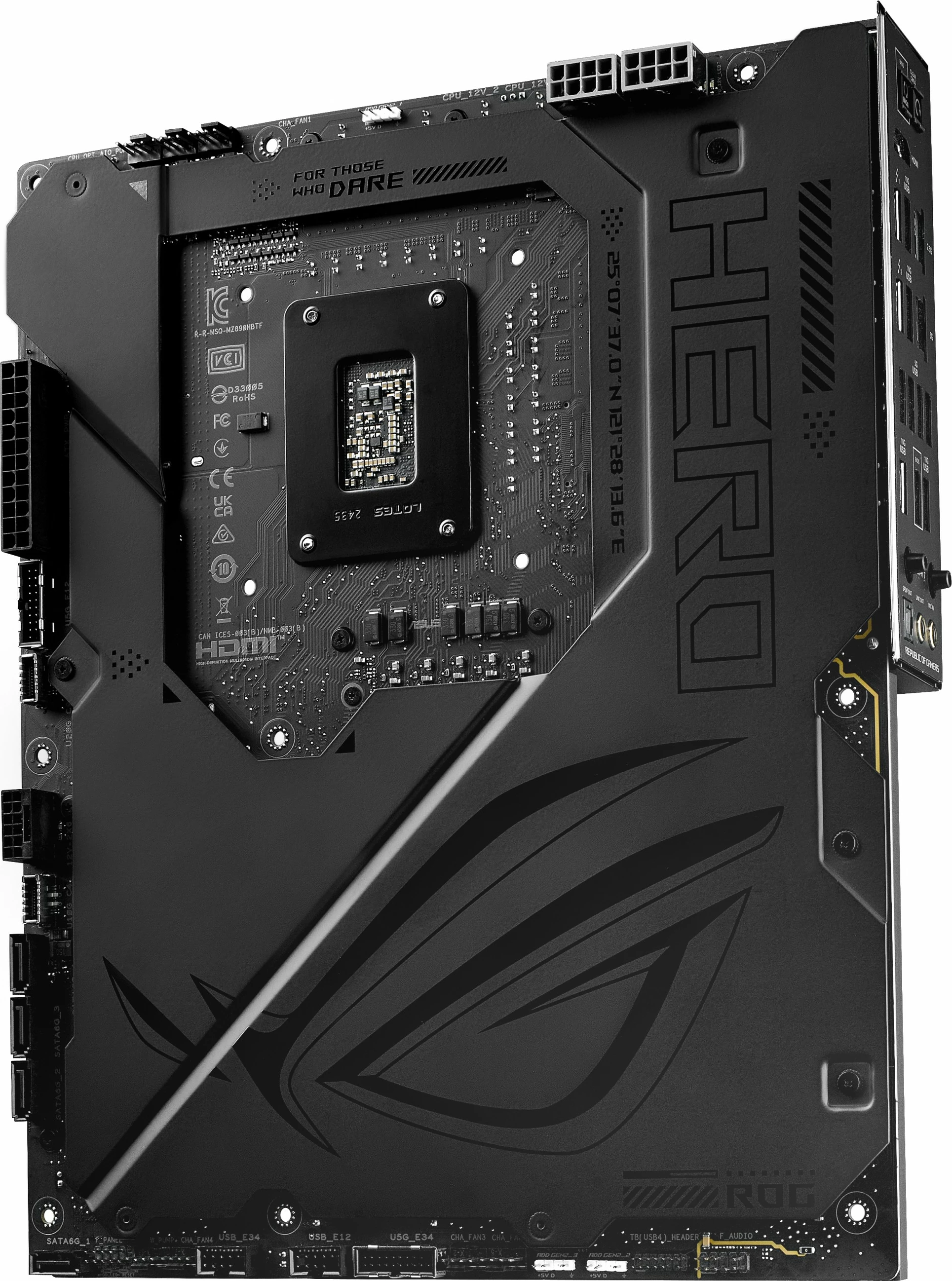 Pllakë amë ASUS ROG MAXIMUS Z890 HERO BTF, Intel, LGA 1851, DDR5, 256 GB