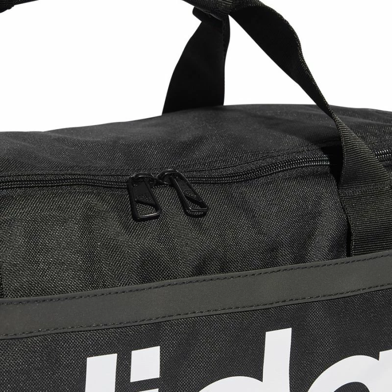 Cantë sportive adidas Linear Duffel M, e zezë [Ngjyra: E zezë]