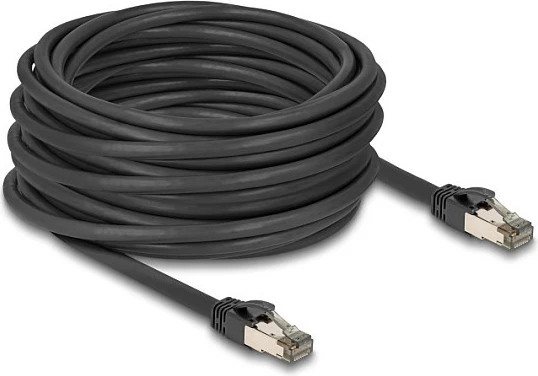 Kabllo rrjeti DeLOCK RJ45 Cat6A U/FTP, 15 m, ultra fleksibile, e zezë