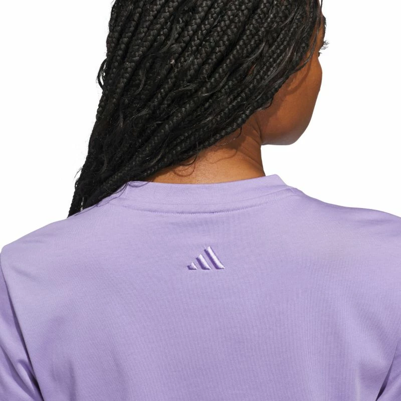 Maicë femra adidas Cursive KB2402, vjollcë e çelët [Madhësia: M]