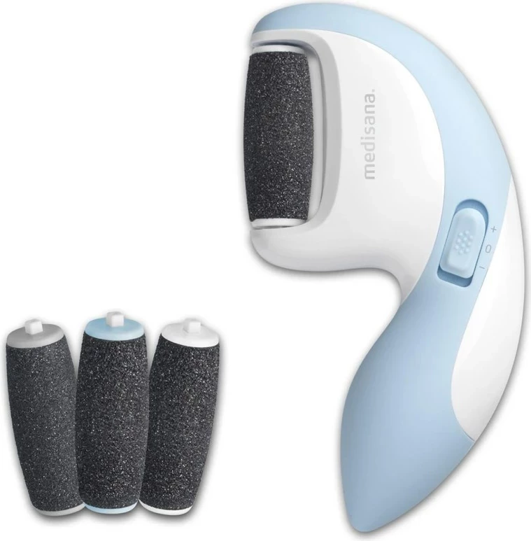 Lëmues thembrash Medisana CR 870, me bateri, Bardhë/Blu