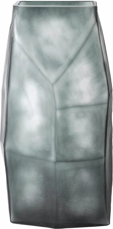 Vazo qelqi, ngjyrë gri, ROCHE, 21x15x38 cm