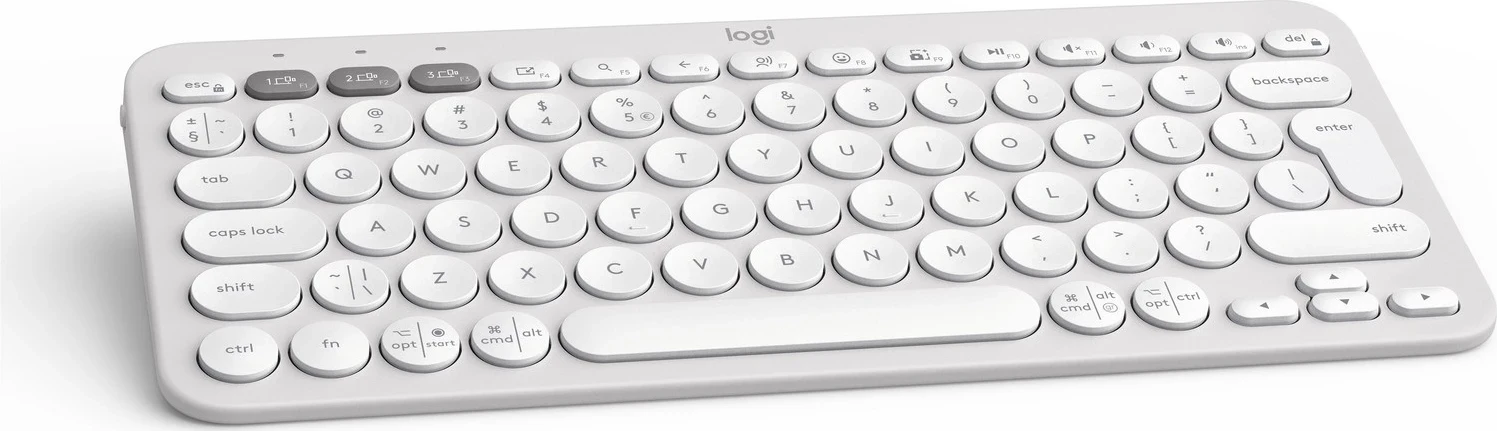 Tastaturë Wireless Logitech K380s, e bardhë