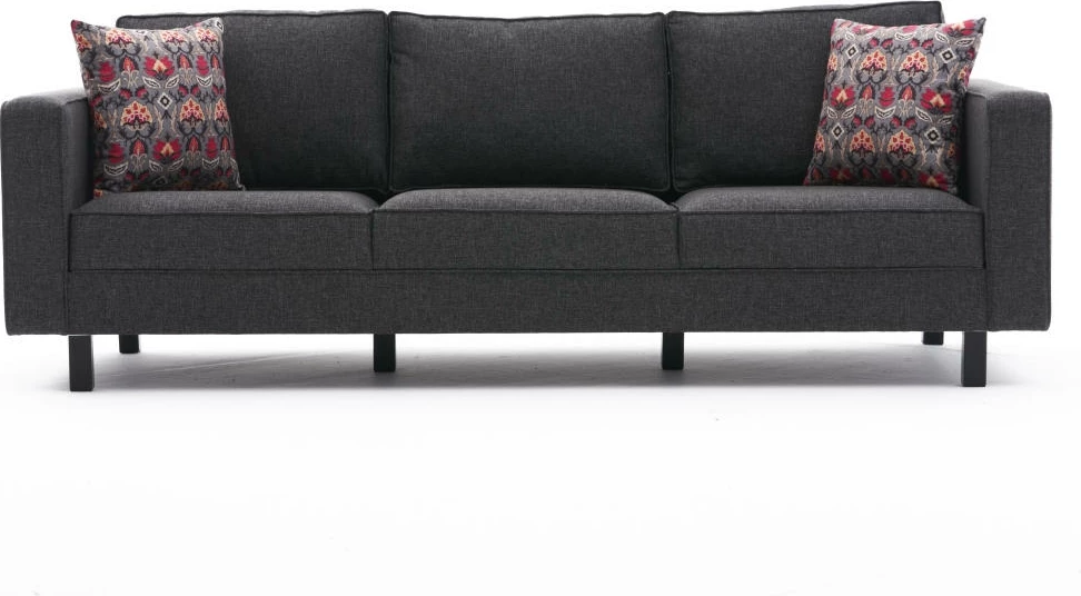 Divan treshe Atelier del Sofa, lino Kale, antracit