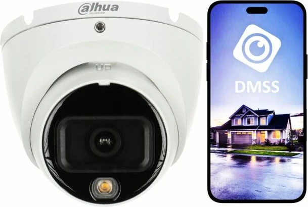 Kamerë IP DAHUA IPC-HDW1639T-A-IL-0280B-S6, e bardhë