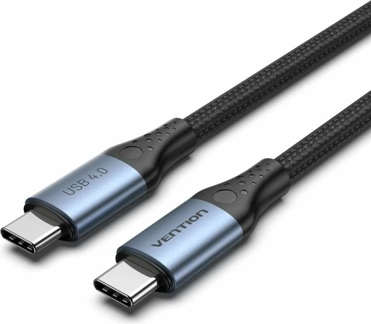 Kabllo USB-C në USB-C Vention, e zezë