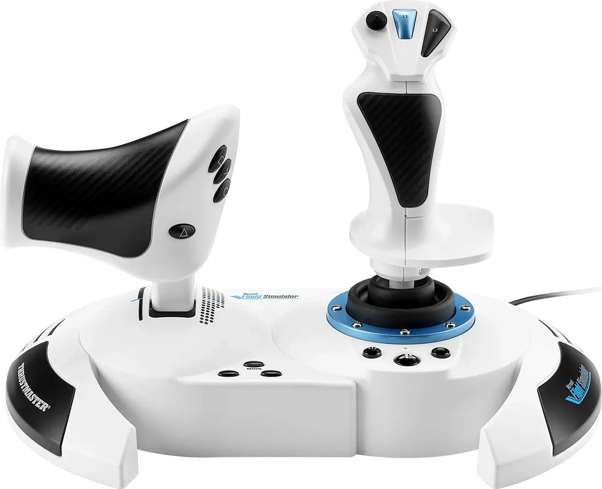 Joystick Thrustmaster T.Flight Hotas 5 MSFS Edition, USB, 14 butona, i bardhë