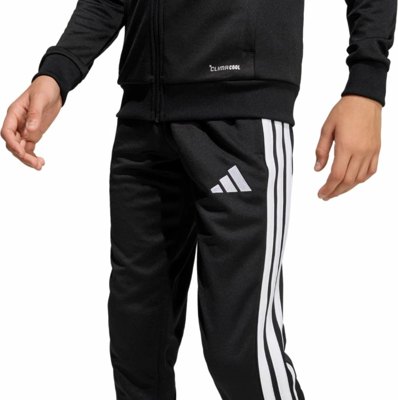 Pantallona sportive fëmijë adidas, të zeza [Madhësia: 128 cm]