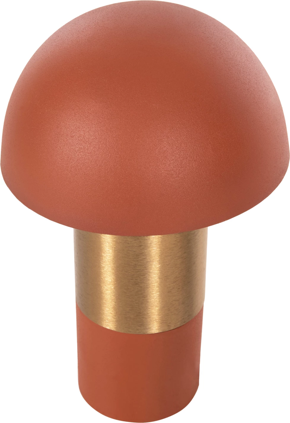 Llambë tavoline pune, metalike, portokalli-ari, FH4245.08, Φ20.5x32.5H cm