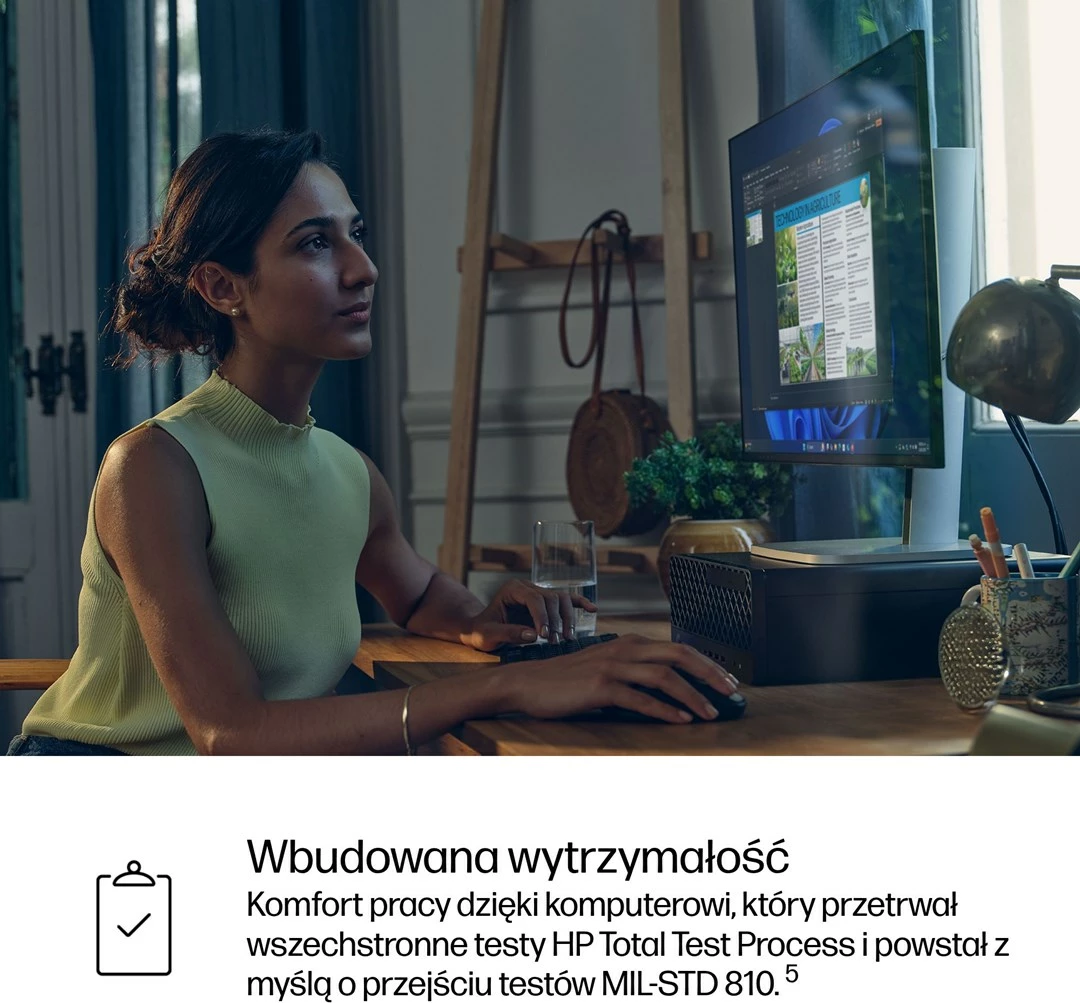 Kasë kompjuteri HP ProDesk 4 SFF G1i AI PC, Intel Core Ultra 5 225, 16 GB RAM, 512 GB SSD, Windows 11 Pro, e zezë