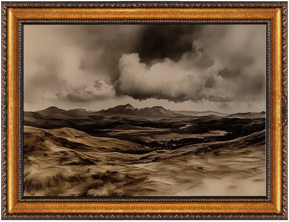 Pikturë dekorative në kanavacë me kornizë, shumëngjyrëshe, Wallity, ATCRCVCNVSMDL32 - 50x70cm