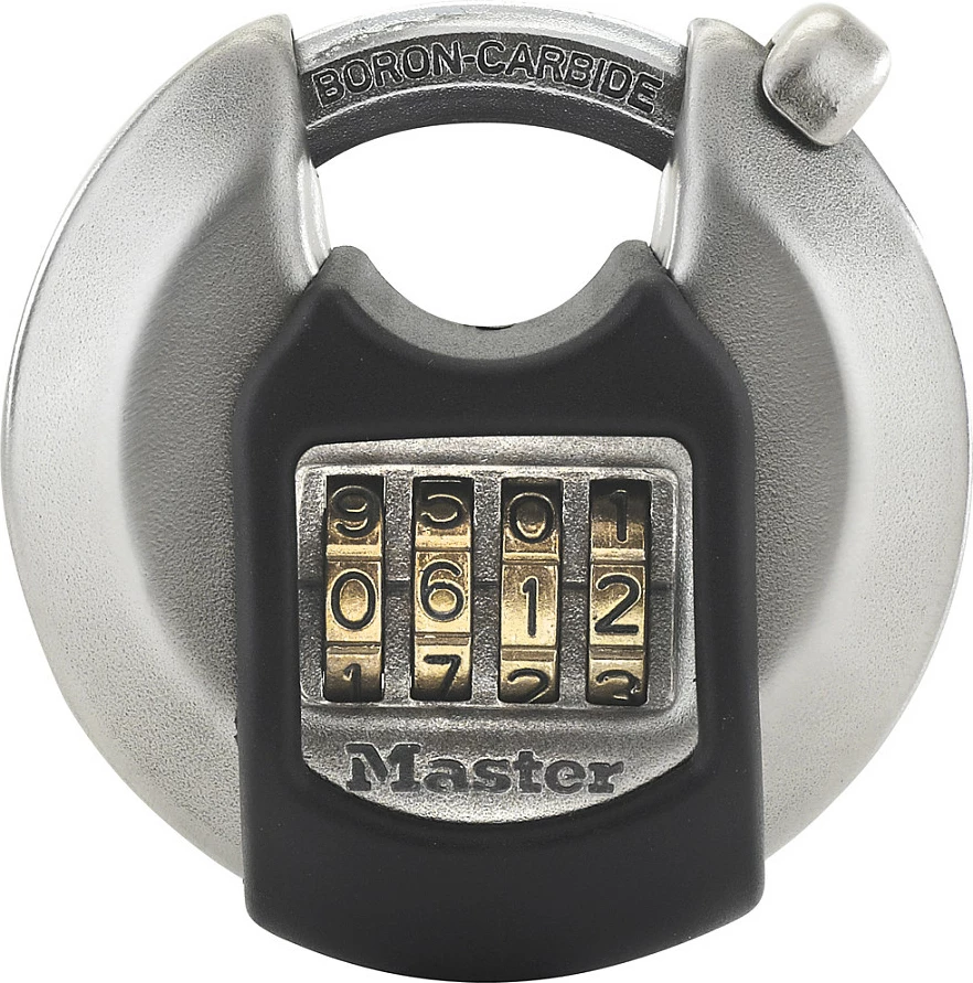 Dry me kod Master Lock M40EURDNUM, çelik inox, rezistent ndaj prerjes, weatherproof, zi/inoks