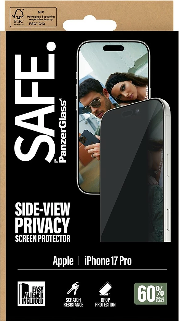 Mbrojtës ekrani privatësie PanzerGlass për iPhone 17 Pro/UWF