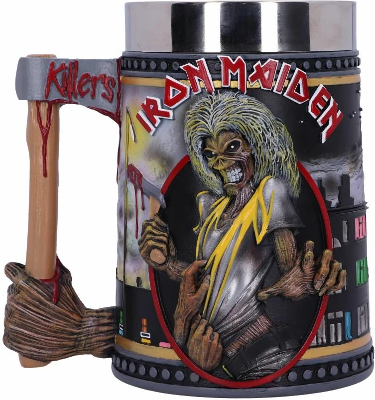 Mug Nemesis Now Iron Maiden Killers, i licencuar zyrtarisht, resin me insert çelik inox