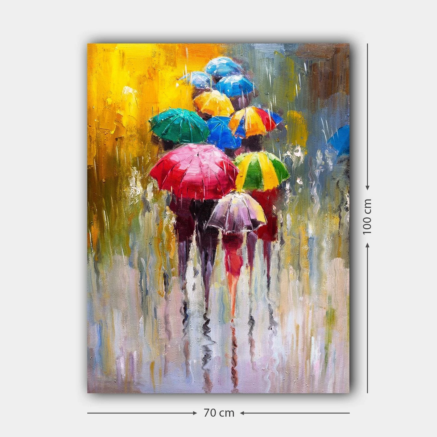 Pikturë dekorative në kanavacë, shumëngjyrëshe, Wallity, 70x100cm