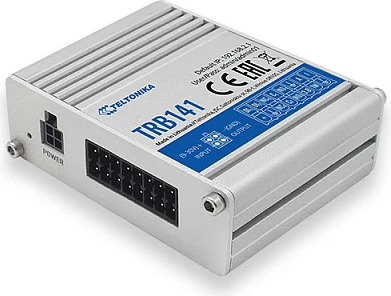 Gateway/Ruter LTE industrial Teltonika TRB141, Cat 1, SMA, 1x SIM, 512 MB flash, 128 MB memorie, IP30, gri