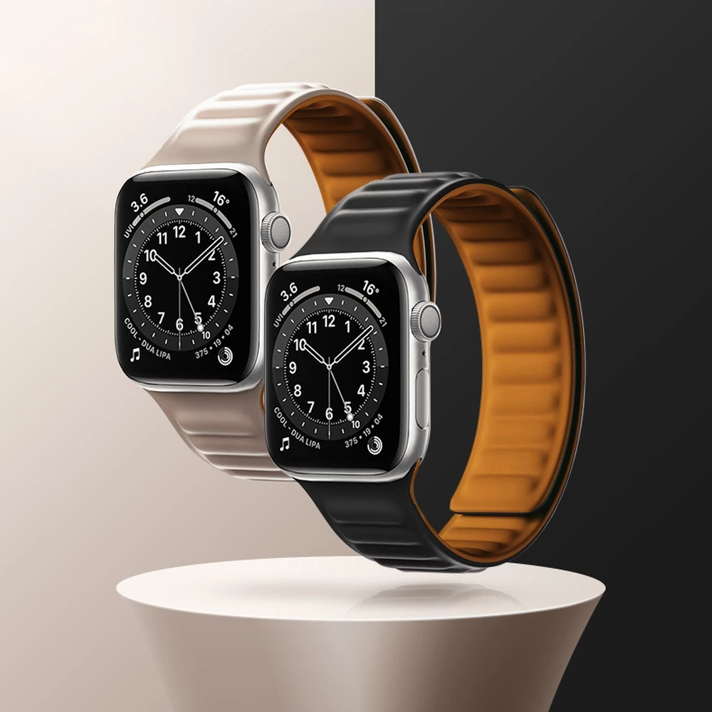 Rrip magnetik për Apple Watch Hurtel, 41mm, i kuq