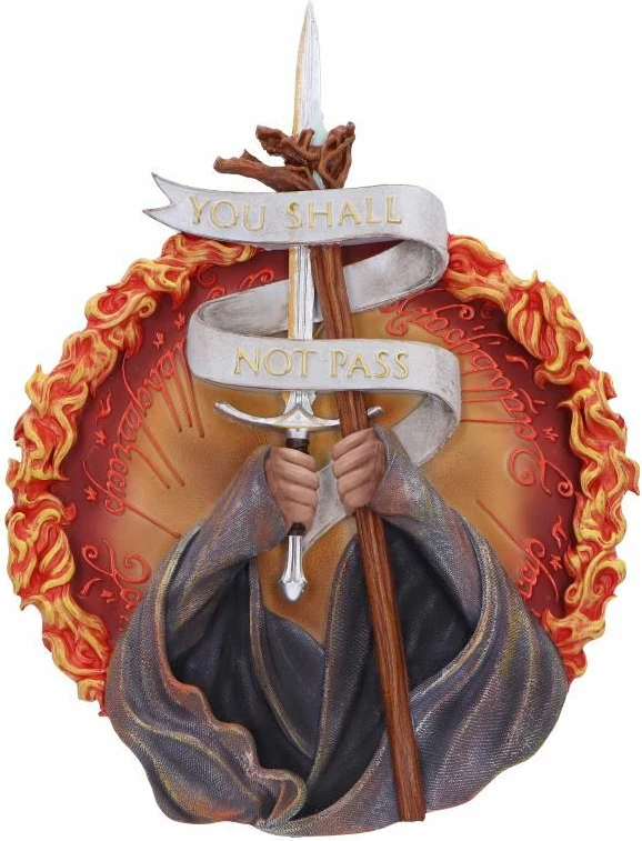 Plaketë muri dekorative NEMESIS NOW Lord of the Rings "You Shall Not Pass" 30.4 cm