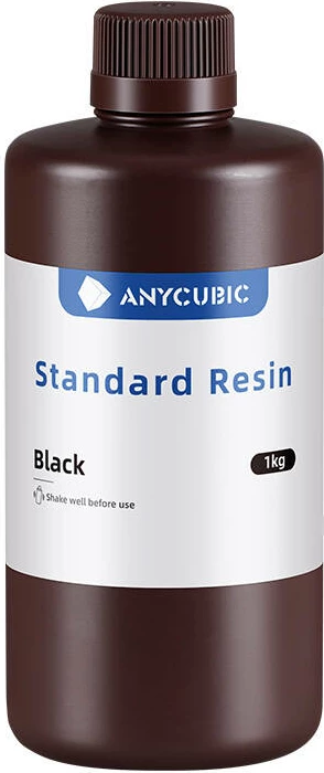 Resinë standarde AnyCubic SPTBK-104E, 1 kg, e zezë