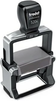 Stempel profesional WEDO Trodat 5204, çelik inox, zi