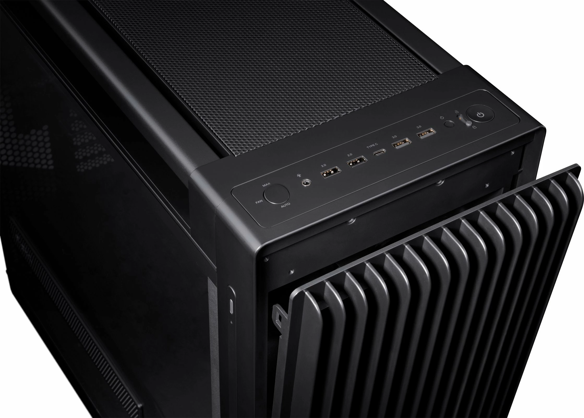 Kasë Asus ProArt PA602 (90DC00J0-B09000) midi tower ATX/eATX me 2x200mm + 1x140mm fan, USB Type-C, e zezë