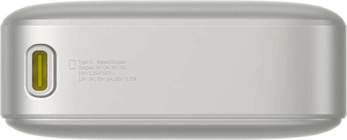 Powerbank Baseus OS Free2Pull 20000mAh 65W me kabllo, Gri