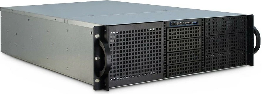 Kasë serveri Inter-Tech 3U-30255, Rack 19", ATX/micro ATX/Mini-ITX/SSI CEB, 3U, e zezë/inoks