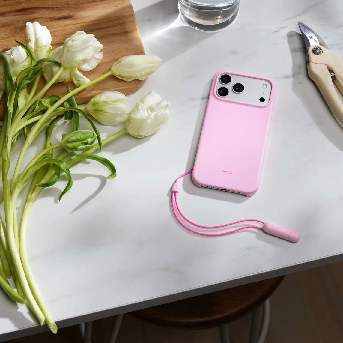 Mbështjellës Beats Kickstand për iPhone 17 Pro Max me MagSafe, rozë