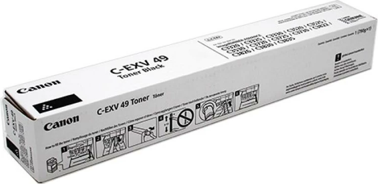 Toner Canon C-EXV 49 8524B002AA, rendiment deri 24,000 faqe, origjinal, i zi