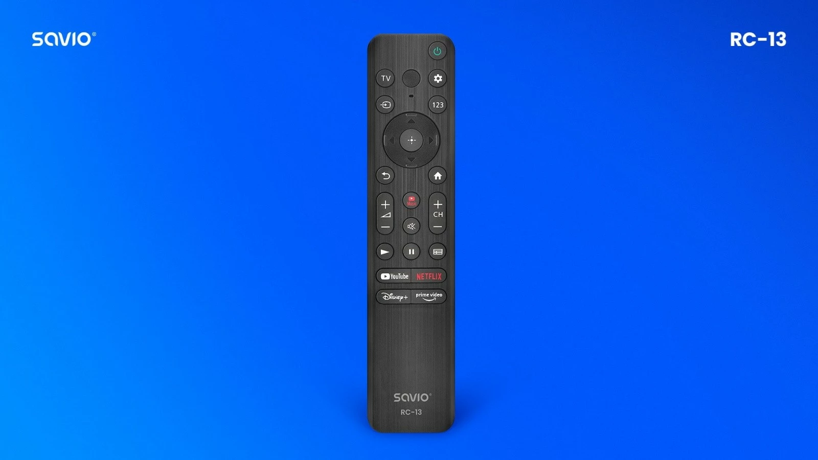 Pilot universal Savio RC-13 për Sony TV, i zi