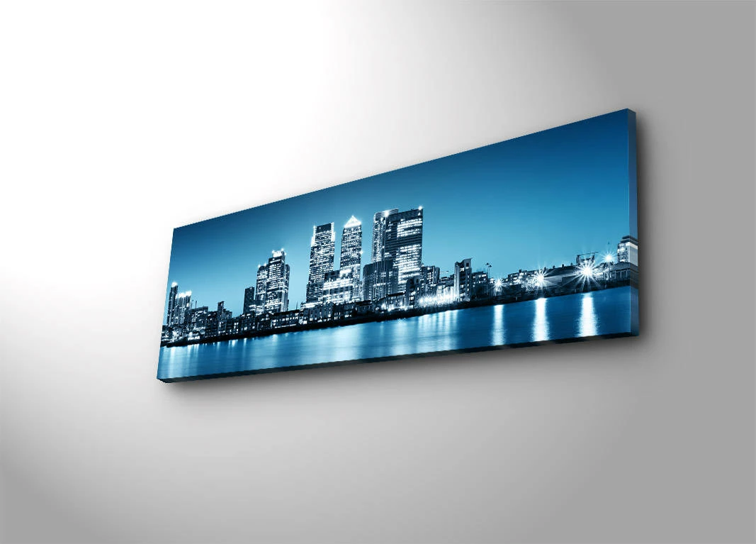 Pikturë dekorative me drita LED, shumëngjyrëshe, 30x90cm, 3090DACT-4