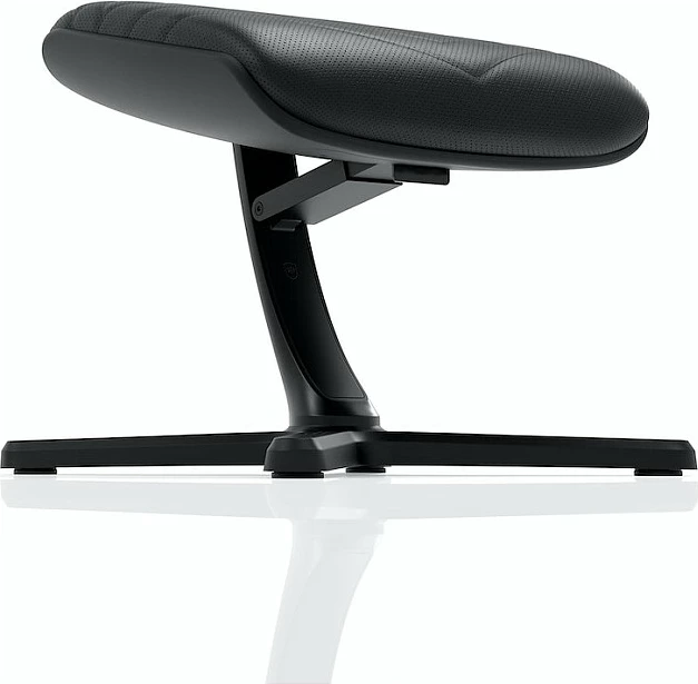 Mbështetëse këmbësh noblechairs Footrest 2, PU, e zezë