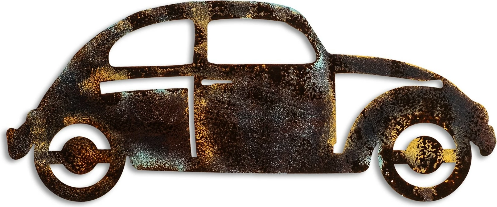 Aksesor dekorativ metalik për mur, veturë, Wallity, Car 18