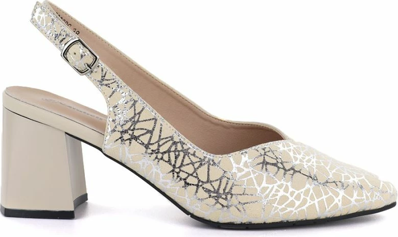 Këpucë pumps Cambell 35306, bezhë
