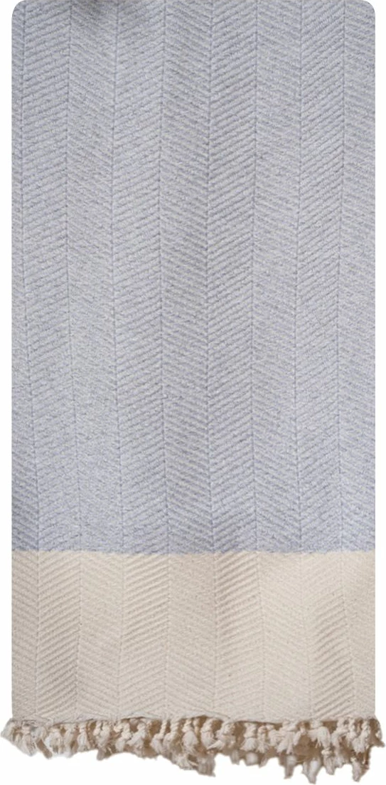 Peshqir plazhi Fouta, ngjyrë gri, Mijölnir, 90x180cm