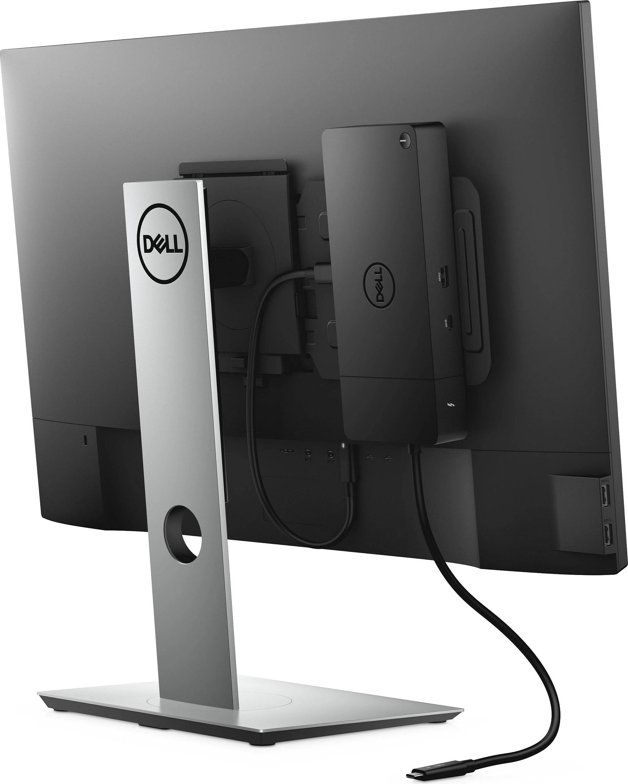 Docking station Dell WD19TBS 180W, Thunderbolt/USB-C, 2x DisplayPort, HDMI, LAN, e zezë